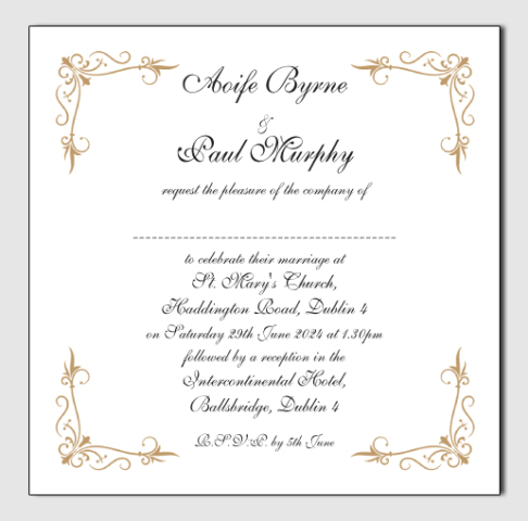 Contemporary Wedding Invitations | Wedding Stationery